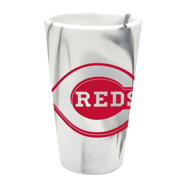 Vaso de pinta de silicona de 16 oz de los Cincinnati Reds