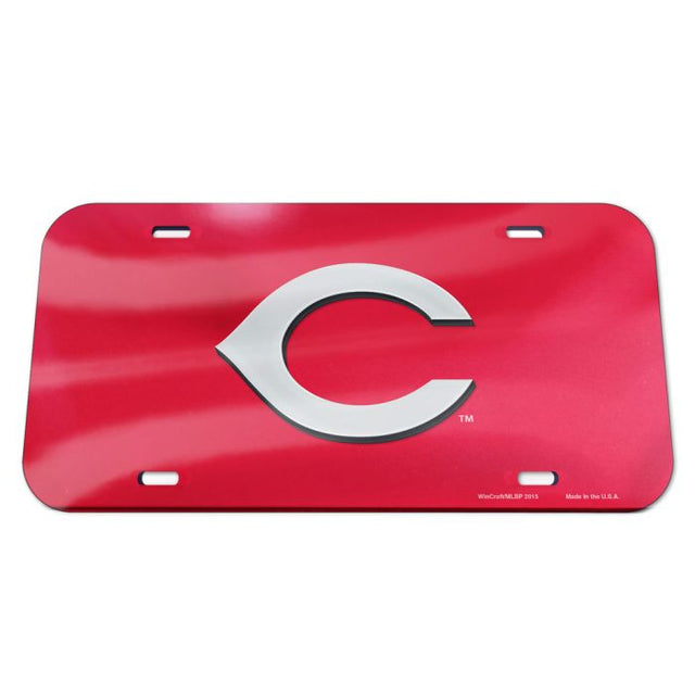 Cincinnati Reds Acrylic Classic License Plates