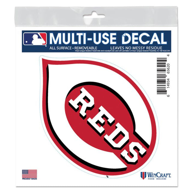 Cincinnati Reds All Surface Decal 6" x 6"