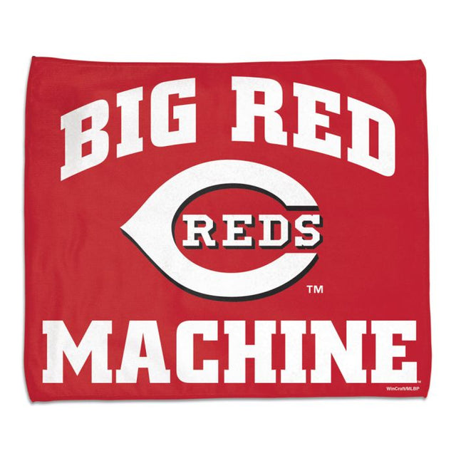 Toalla de rally BIG RED MACHINE de los Cincinnati Reds (a todo color)