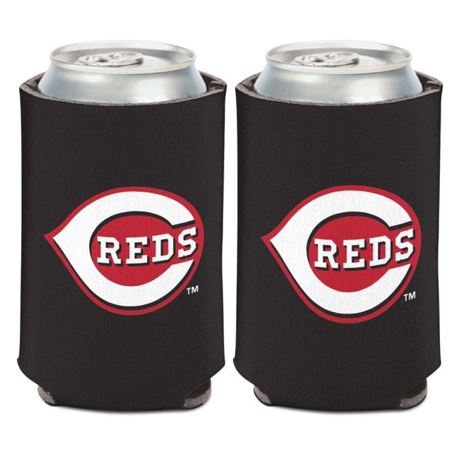 Enfriador de lata negro Cincinnati Reds de 12 oz.