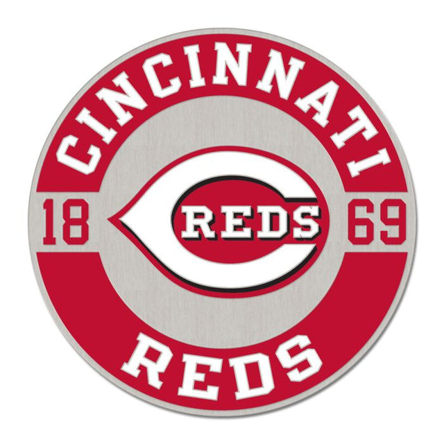 Cincinnati Reds CIRCLE ESTABLISHED Collector Enamel Pin Jewelry Card