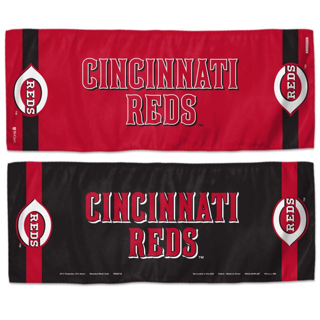 Toalla refrescante de los Cincinnati Reds de 12" x 30"