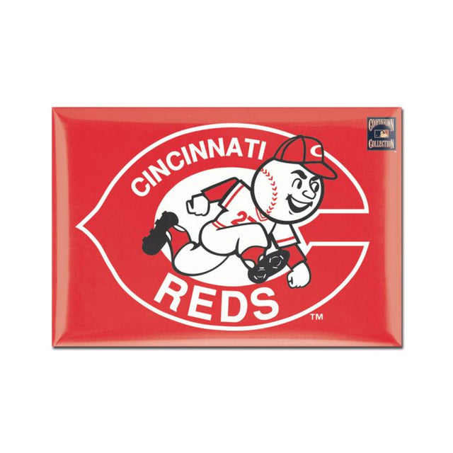 Cincinnati Reds / Cooperstown Metal Magnet 2.5" x 3.5"