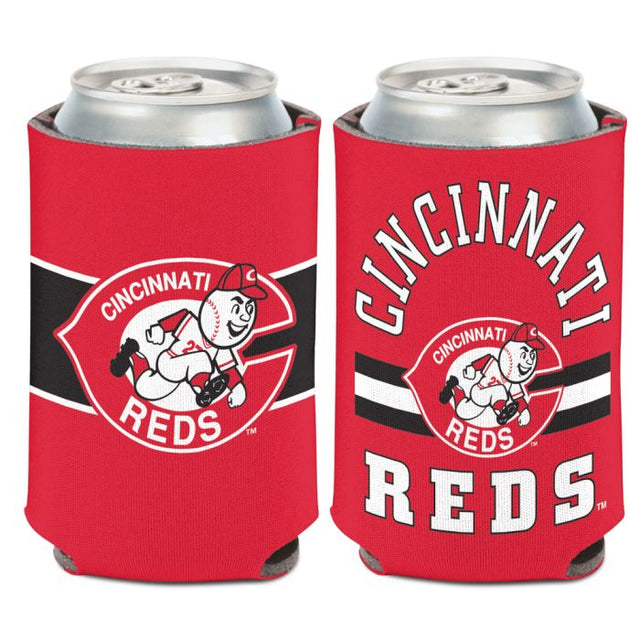 Enfriador de lata Cincinnati Reds / Cooperstown STRIPE de 12 oz.