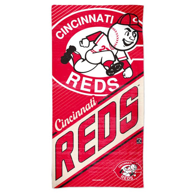 Toalla de playa Spectra de los Cincinnati Reds/Cooperstown, 30" x 60"