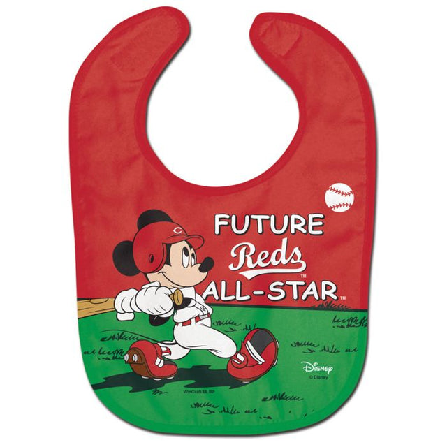 Babero para bebé All Pro de Mickey Mouse de los Cincinnati Reds / Disney