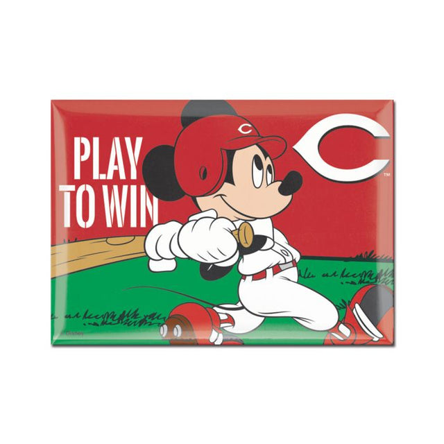 Cincinnati Reds / Disney Metal Magnet 2.5" x 3.5"