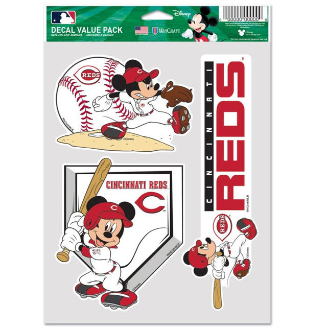 Cincinnati Reds / Disney Multi Use 3 Fan Pack