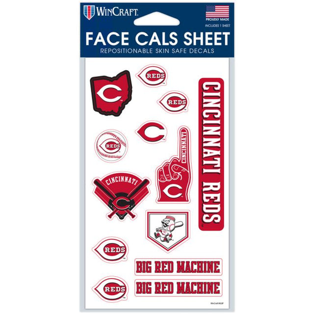 Cincinnati Reds Face Cals 4" x 7"