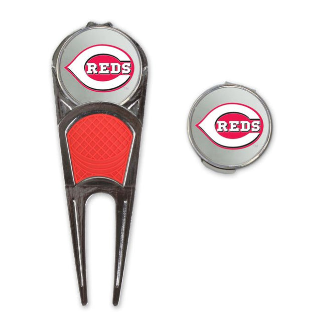 Combo de marca/herramienta/clip en forma de H de los Cincinnati Reds Golf*