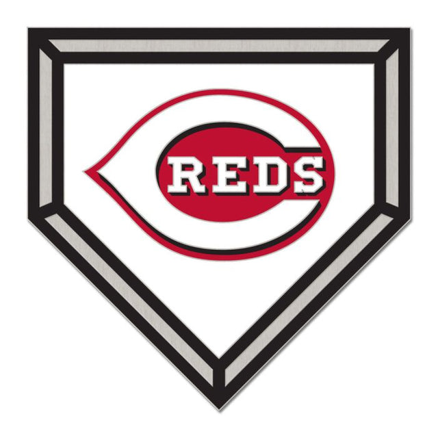 Cincinnati Reds HOME PLATE Collector Enamel Pin Jewelry Card