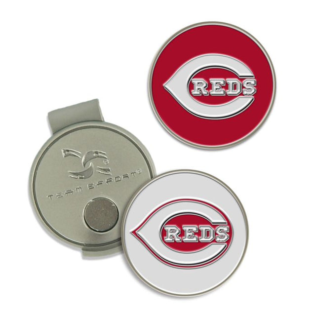 Clip y marcadores para gorra de los Cincinnati Reds