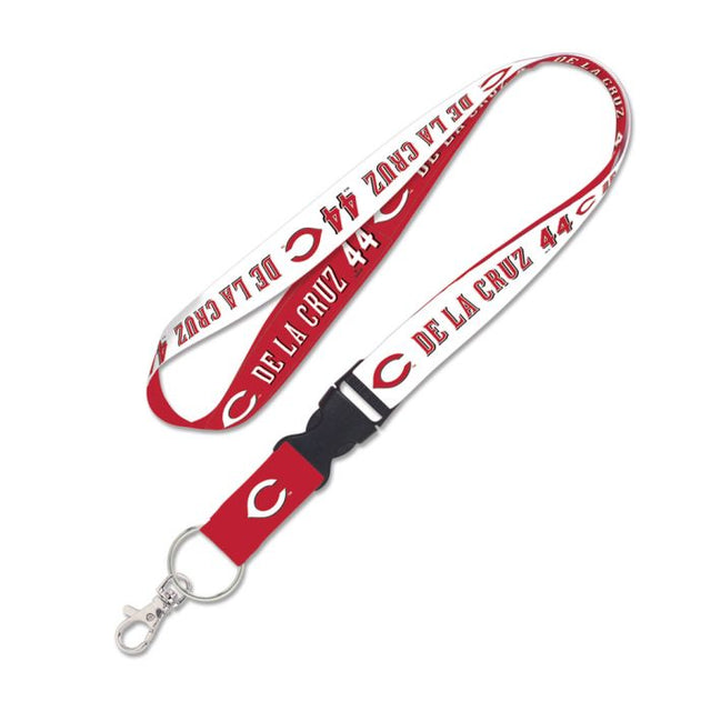 Cincinnati Reds Lanyard w/detachable buckle 1" Elly De La Cruz