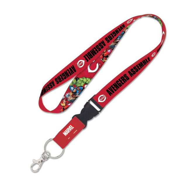 Cincinnati Reds / Marvel (c) 2021 MARVEL Lanyard w/detachable buckle 1"