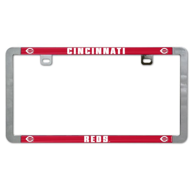 Cincinnati Reds Metal Lic. Plate Frame Slim