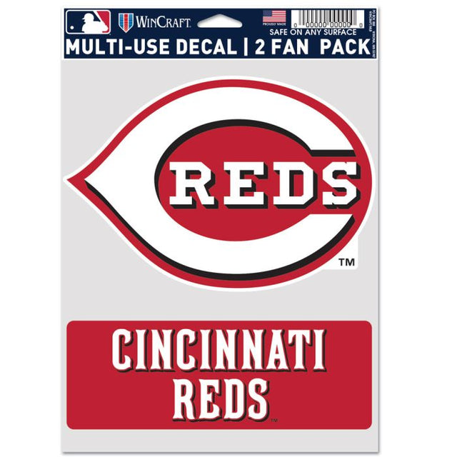 Paquete multiusos para dos fanáticos de los Cincinnati Reds