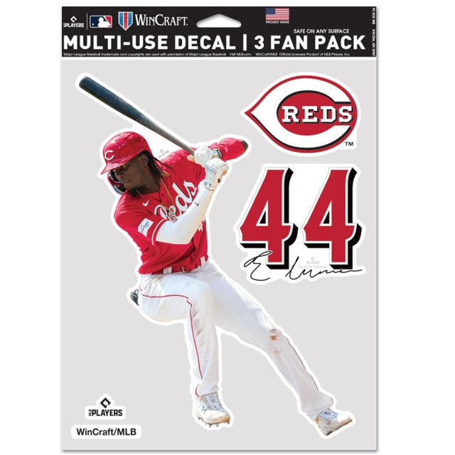 Paquete multiusos para 3 fanáticos de los Cincinnati Reds Elly De La Cruz