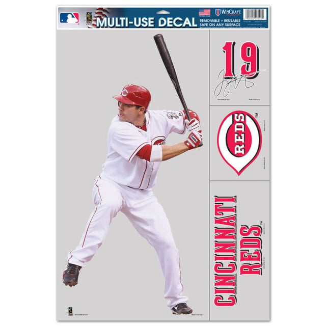 Cincinnati Reds Multi Use Decal 11" x 17" Joey Votto