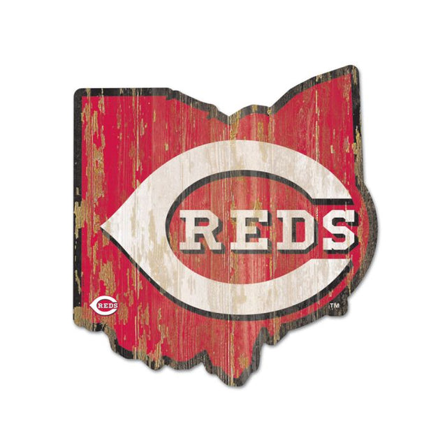 Cincinnati Reds STATE SHAPE