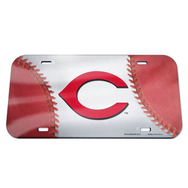 Cincinnati Reds Specialty Acrylic License Plate