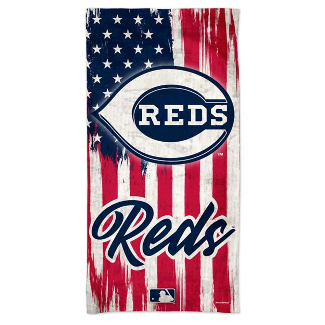 Toalla de playa Spectra de Cincinnati Reds de 30" x 60"