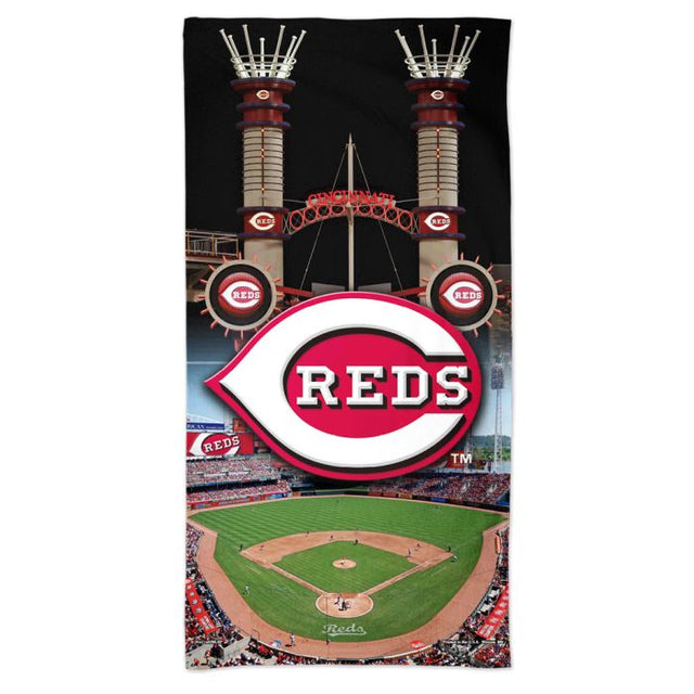 Toalla de playa Spectra de Cincinnati Reds de 30" x 60"