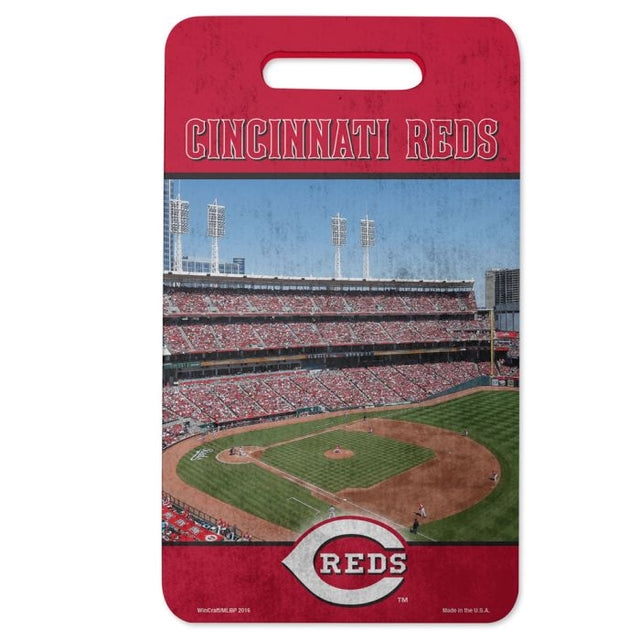 Cojín para asiento de estadio de los Cincinnati Reds: almohadilla para rodillas de 10 x 17