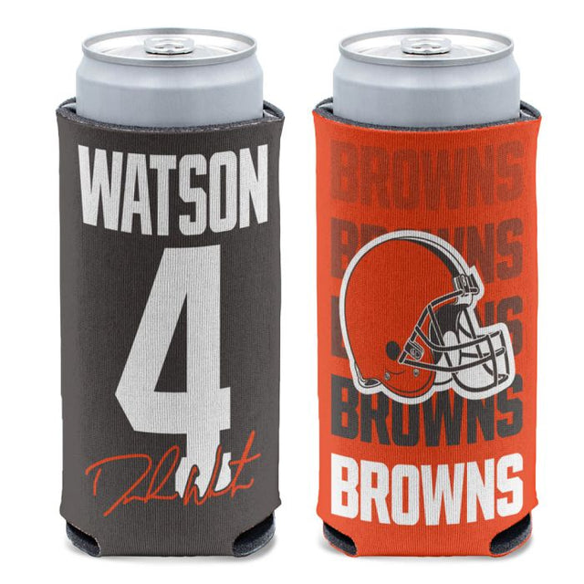 Cleveland Browns 12 oz Slim Can Cooler Deshaun Watson