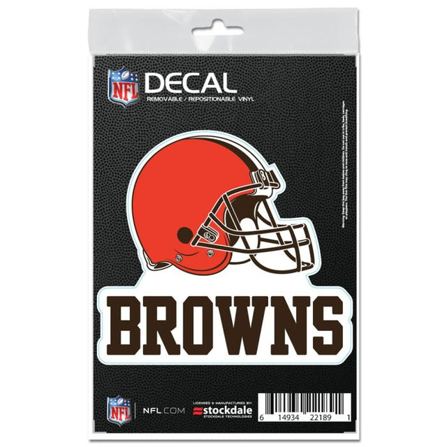 Calcomanías para todas las superficies de los Cleveland Browns, 3" x 5"