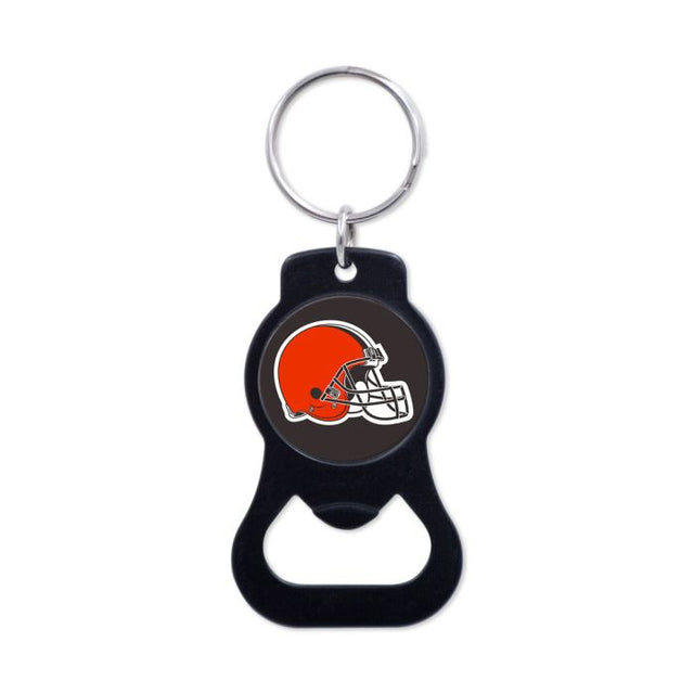 Llavero con abrebotellas de color negro de los Cleveland Browns