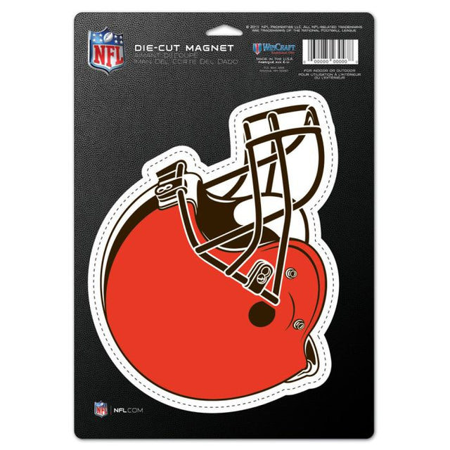 Cleveland Browns Die Cut Logo Magnet 6.25" x 9"