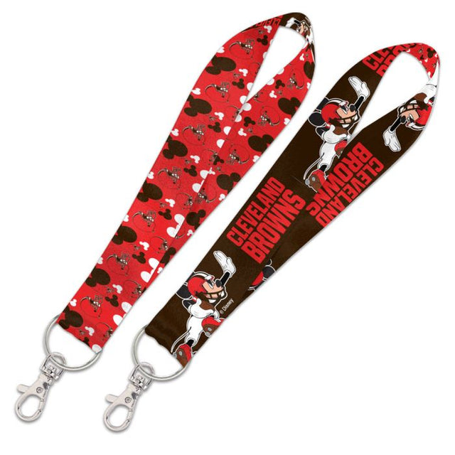 Cleveland Browns / Disney Mickey Mouse Lanyard Key Strap 1"