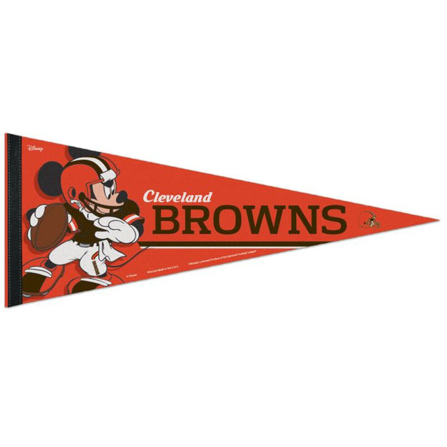 Cleveland Browns / Disney Mickey Mouse Premium Pennant 12" x 30"