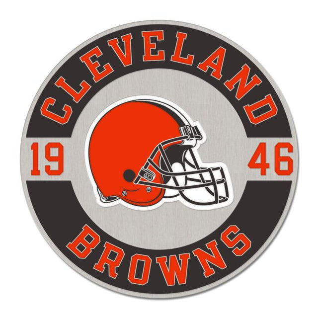 Tarjeta de joyería con pin esmaltado de coleccionista establecido de los Cleveland Browns