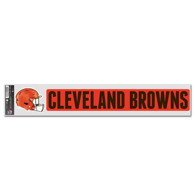 Calcomanías para fanáticos de los Cleveland Browns de 3" x 17"