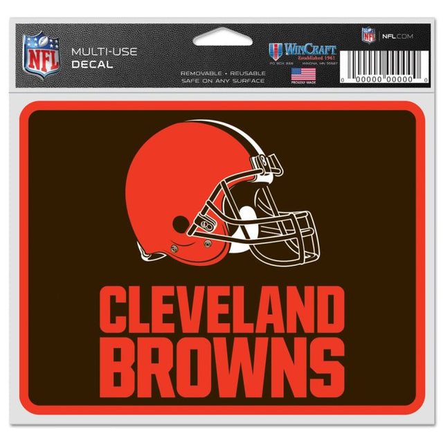 Calcomanías para fanáticos de los Cleveland Browns de 5" x 6"