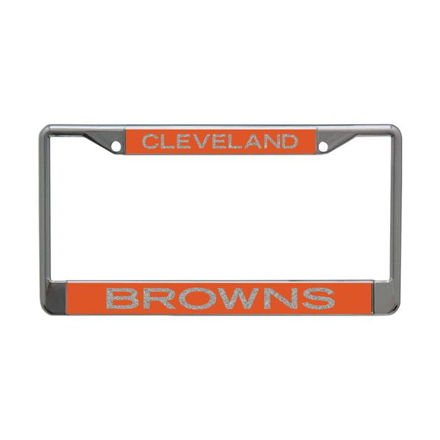 Cleveland Browns LETRAS BRILLANTES Licencia Plt Marco S/L Impreso