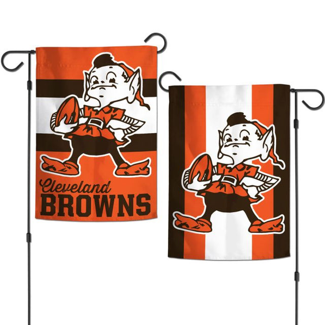 Banderas de jardín de los Cleveland Browns, de 2 lados, 12,5" x 18"