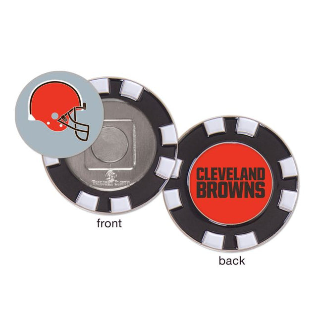 Marcador de fichas de póquer de golf de los Cleveland Browns