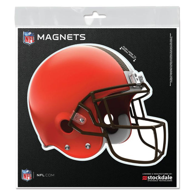 Imanes para exteriores con el logo de los Cleveland Browns, 6" x 6"