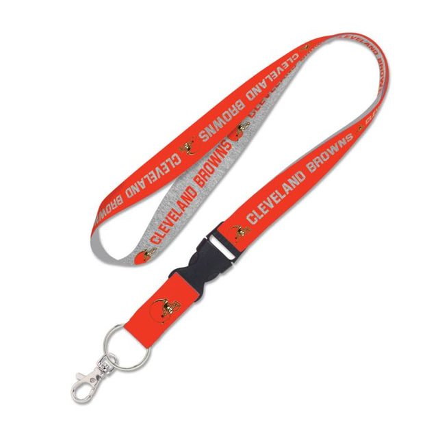 Cleveland Browns Heather Lanyard w/detachable buckle 1"