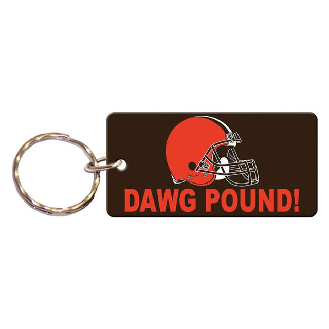 Llavero rectangular de los Cleveland Browns