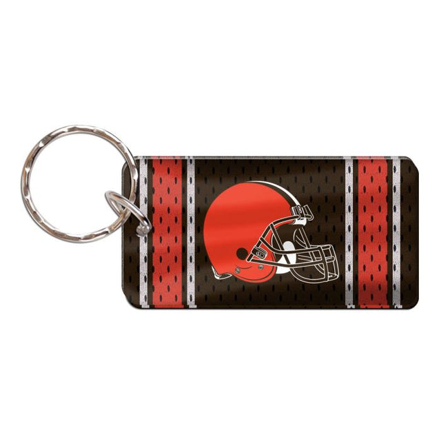 Llavero rectangular de los Cleveland Browns