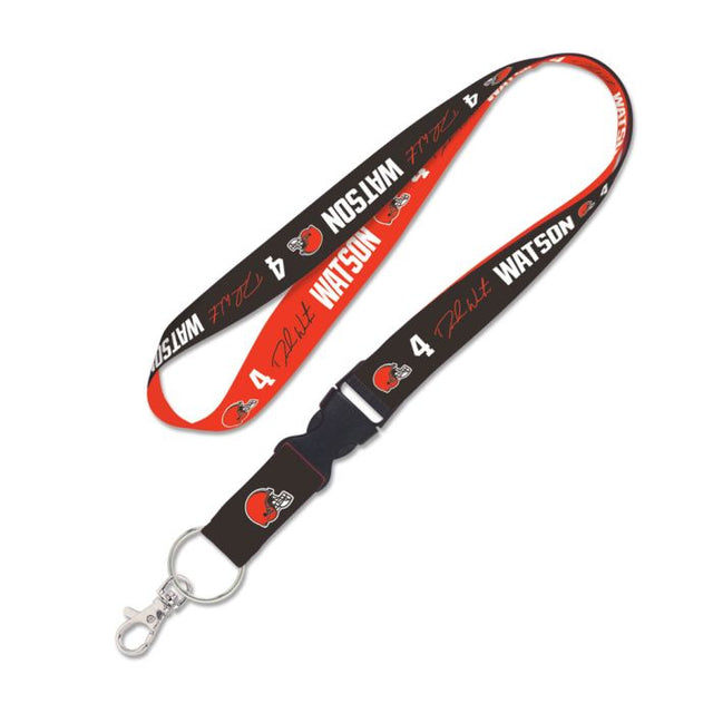 Cleveland Browns Lanyard w/detachable buckle 1" Deshaun Watson