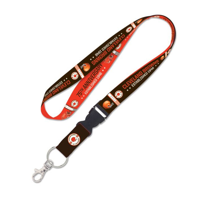 Cordón de los Cleveland Browns con hebilla desmontable de 1"