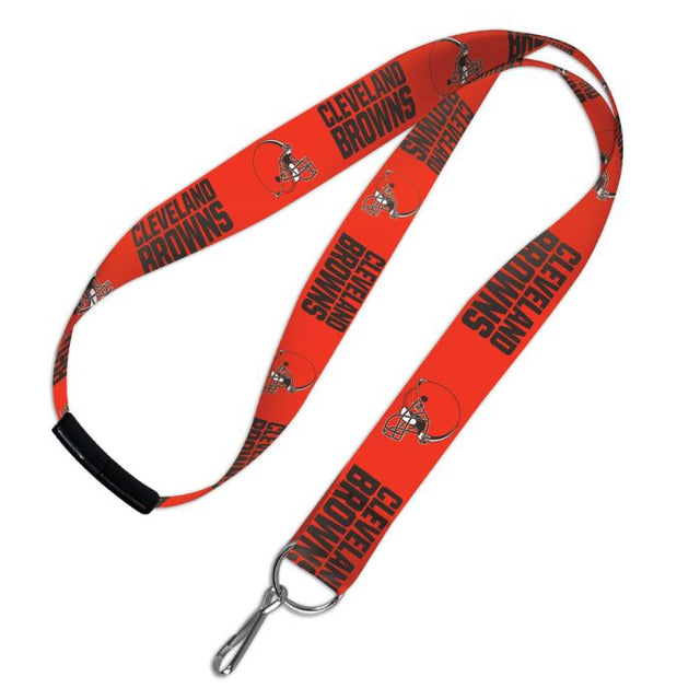 Cordones de los Cleveland Browns con cierre de seguridad de 1"