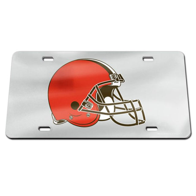 Placa de matrícula acrílica especial con el logotipo de los Cleveland Browns