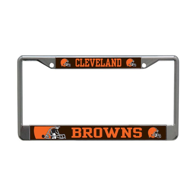 Cleveland Browns MEGA Lic Plt Frame S/L Printed