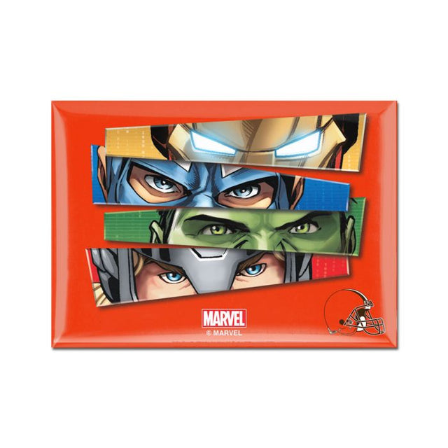 Cleveland Browns / Marvel (C) 2021 Marvel Metal Magnet 2.5" x 3.5"